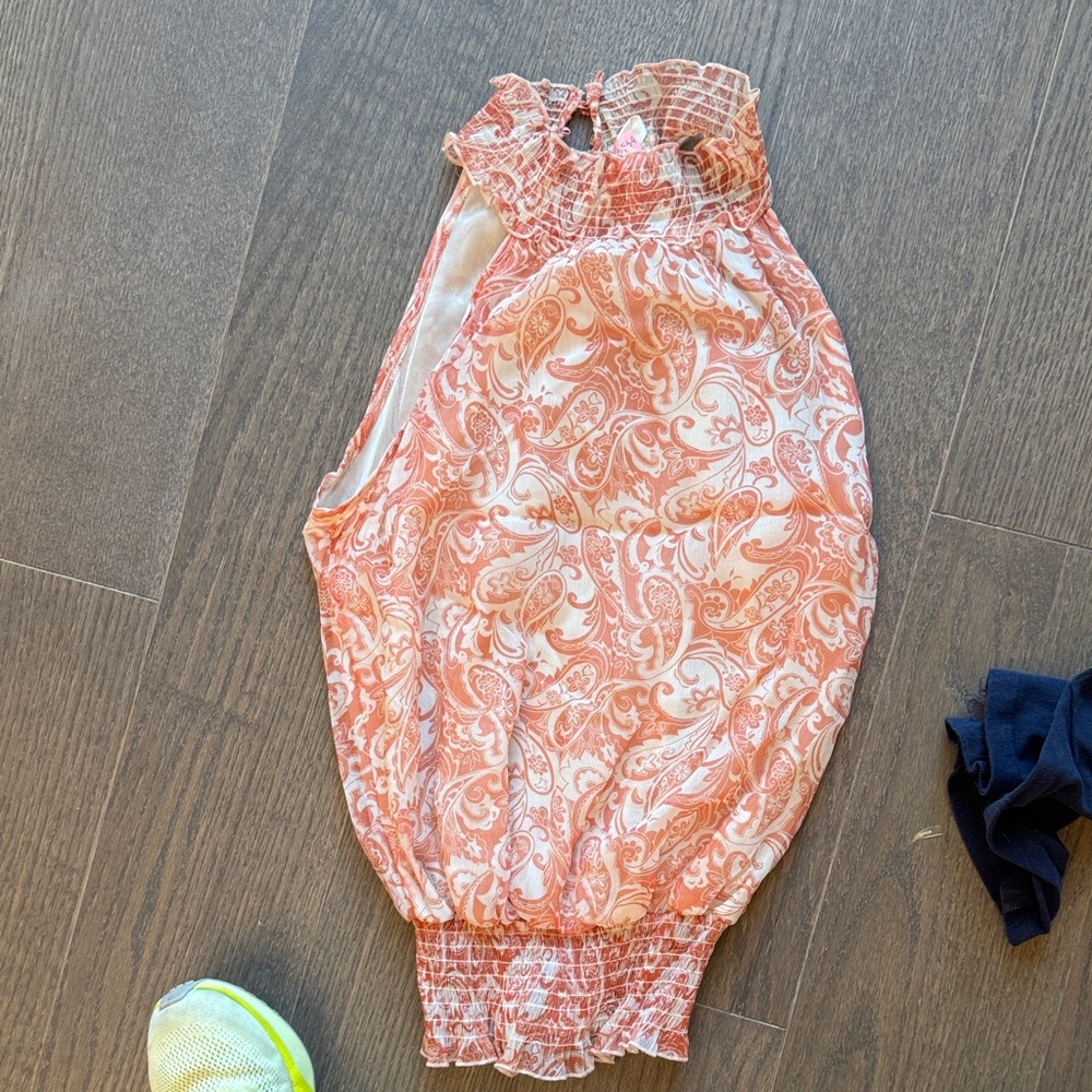 Theme Coral Paisley Tank Top